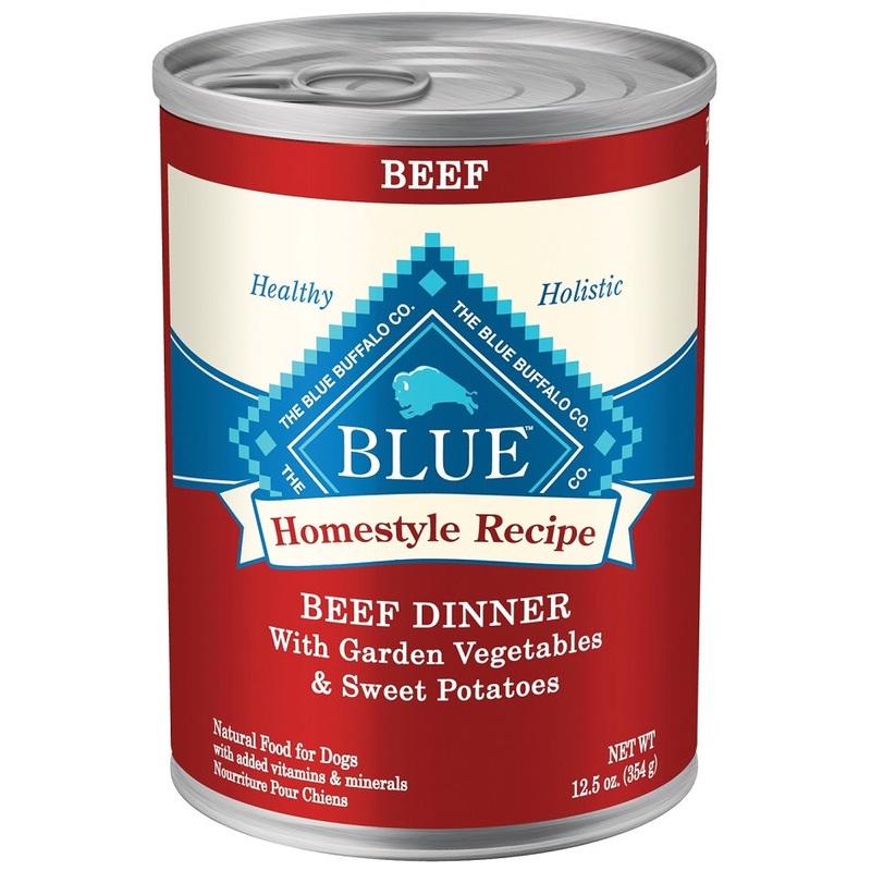 Blue Buffalo Homestyle Beef Dinner with Garden Vegetables and Sweet Potatoes Canned Dog Food