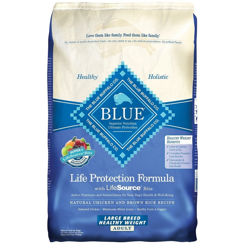 Blue Buffalo Life Protection Large Breed Natural Healthy Weight Chicken & Brown Rice Recipe Adult Dry Dog Food