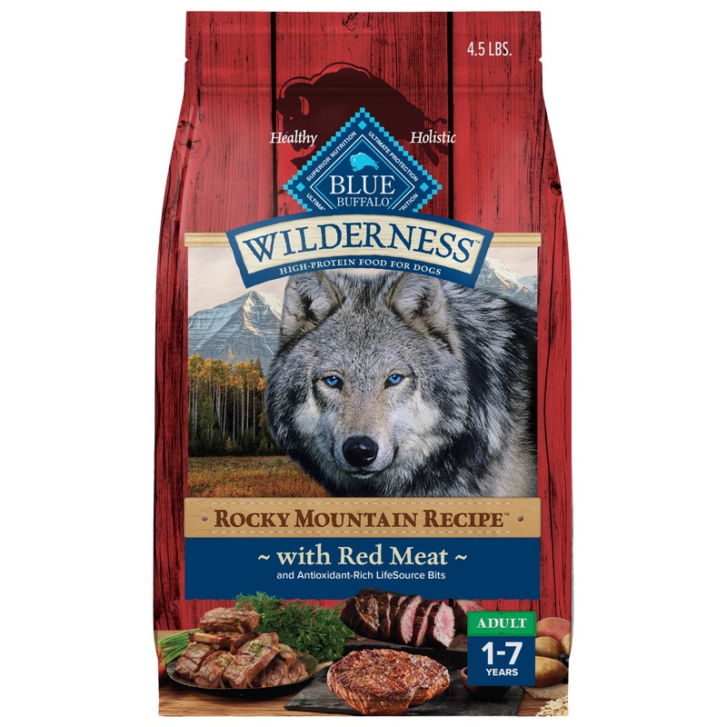 Blue Buffalo Wilderness Rocky Mountain Bison High Protein Recipe Adult Dry Dog Food