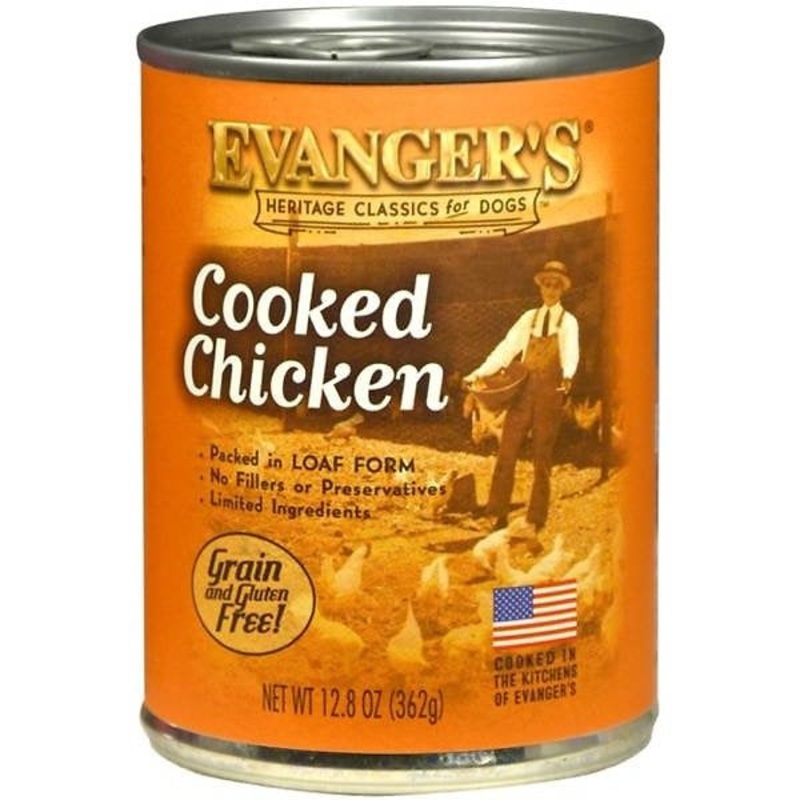 Evanger’s All Meat Cooked Chicken Canned Dog Food