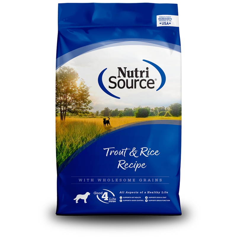 NutriSource Trout & Brown Rice Recipe Dry Dog Food