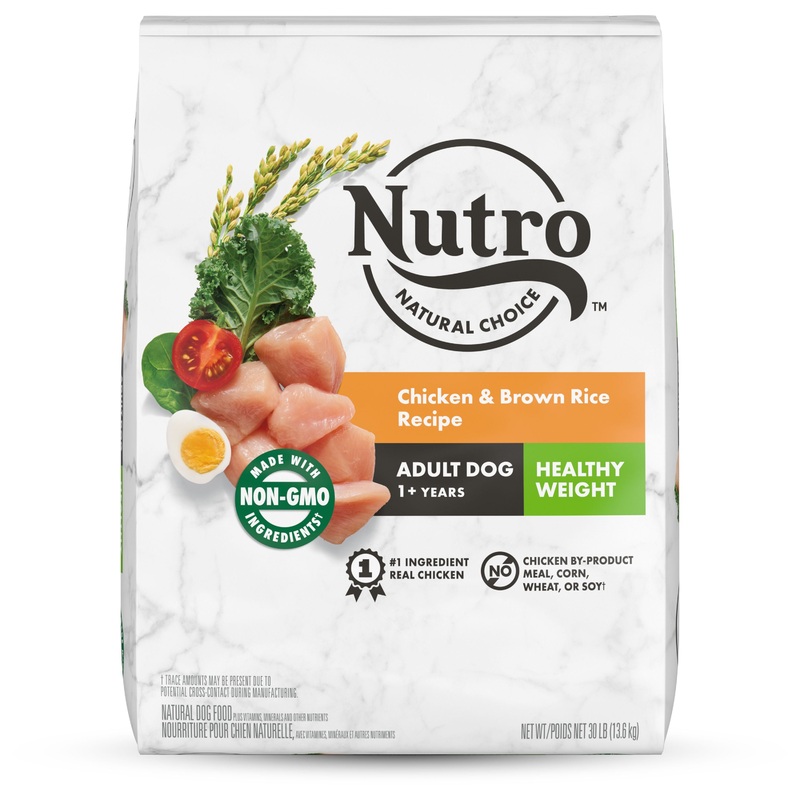 Nutro Healthy Weight Adult Farm-Raised Chicken, Lentils & Sweet Potato Dry Dog Food