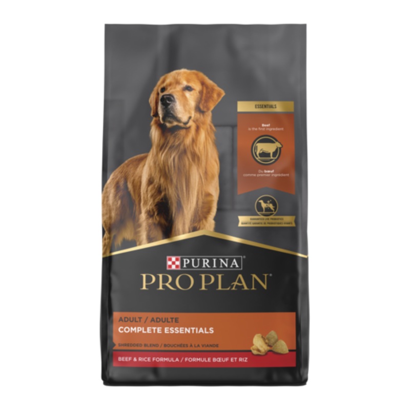 Purina Pro Plan Complete Essentials Adult Shredded Blend Large Breed Formula Dry Dog Food