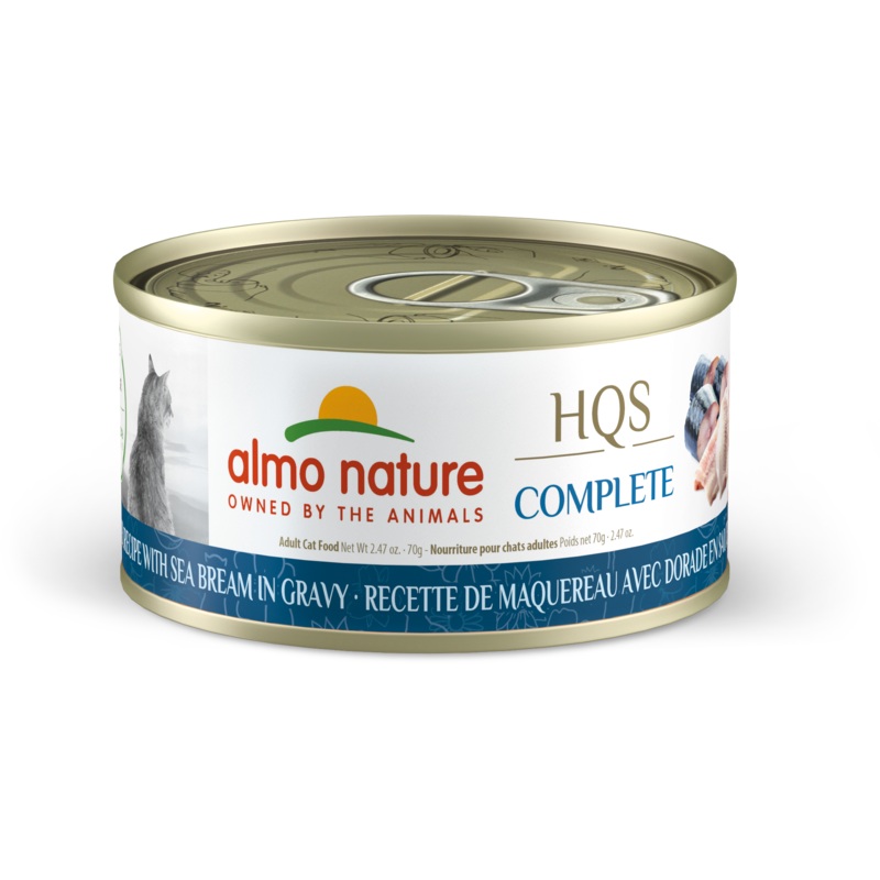 Almo Nature Complete Mackerel & Sea Bream Canned Cat Food