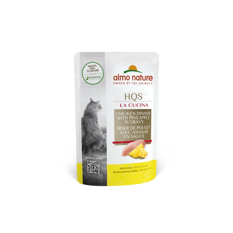 Almo Nature La Cucina Chicken & Pineapple Cat Food Pouch