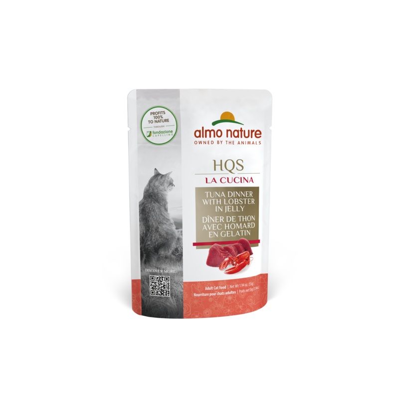 Almo Nature La Cucina Tuna & Lobster Cat Food Pouch