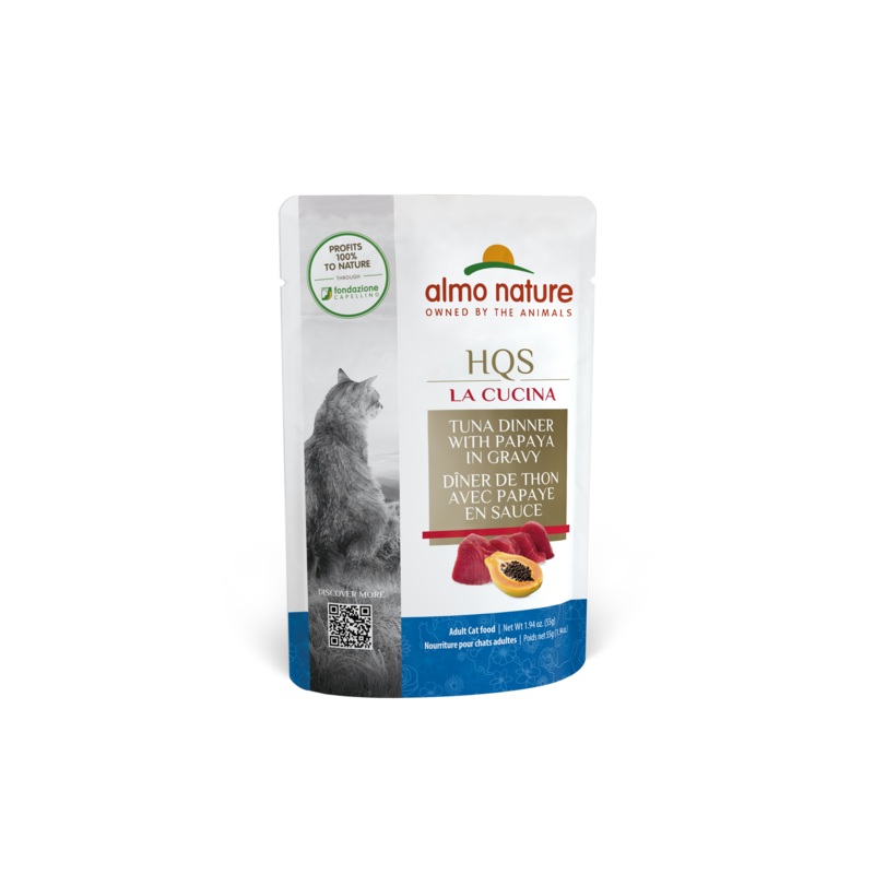 Almo Nature La Cucina Tuna & Papaya Cat Food Pouch