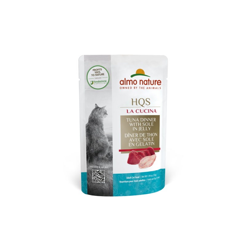 Almo Nature La Cucina Tuna & Sole Cat Food Pouch