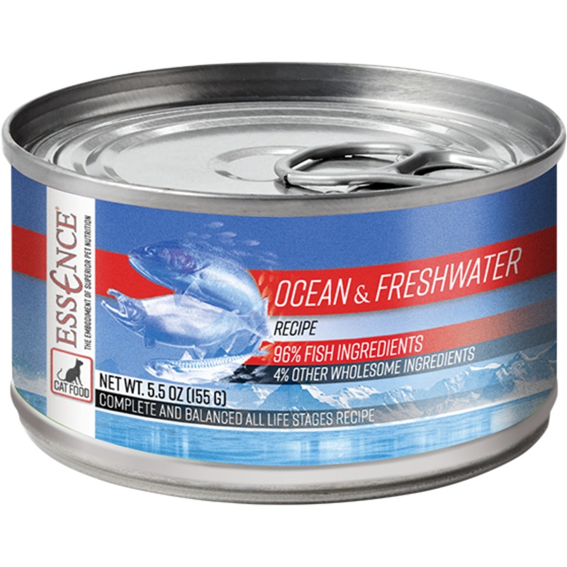 Essence Grain Free Ocean & Freshwater Recipe Canned Cat Food