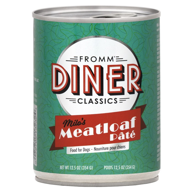 Fromm Diner Classic Milo’s Meatloaf Pate Canned Dog Food