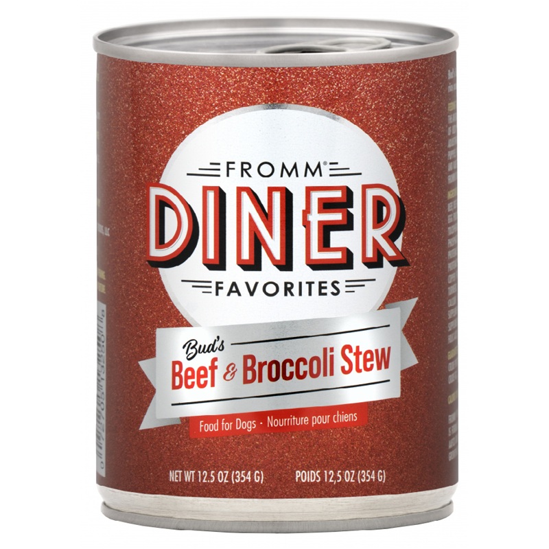 Fromm Diner Favorites Bud’s Beef & Broccoli Stew Canned Dog Food