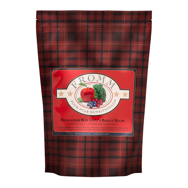 Fromm Four-Star Nutritionals Highlander Beef, Oats ‘n Barley Recipe