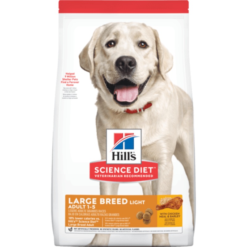 Hill’s Science Diet Adult Light Large Breed with Chicken Meal & Barley Dry Dog Food