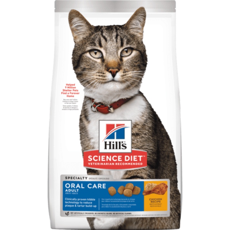 Hill’s Science Diet Adult Oral Care Chicken Recipe Dry Cat Food