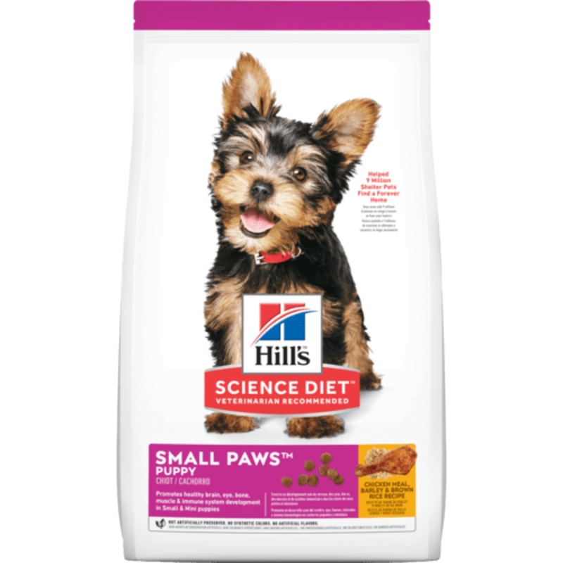 Hill’s Science Diet Puppy Small Paws Chicken Meal, Barley & Brown Rice Recipe Dry Dog Food