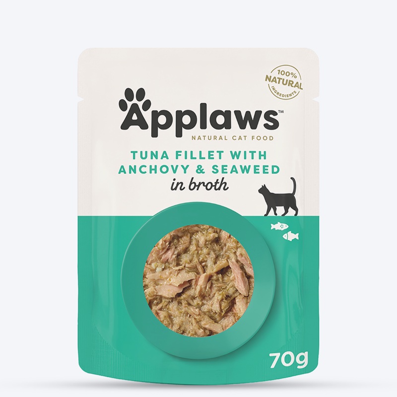 Applaws Tuna Fillet With Whole Anchovy Wet Food For Adult Cat – 70 g