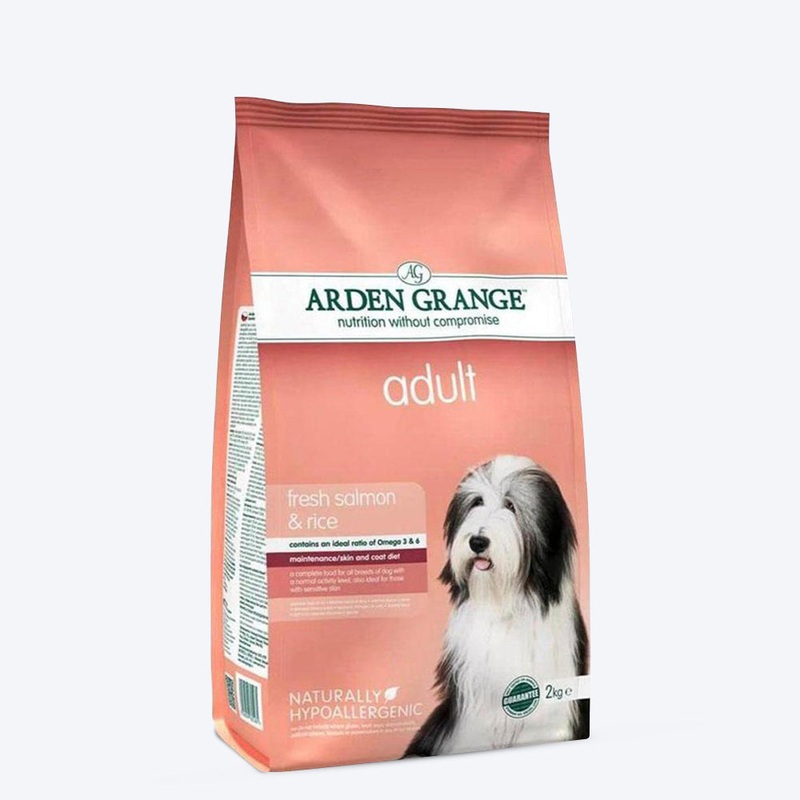 Arden Grange Adult Dry Dog Food – Fresh Salmon & Rice – (All Breeds)