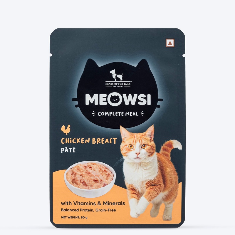 Meowsi by HUFT Chicken Breast Pate Cat Wet Food – 80 gm