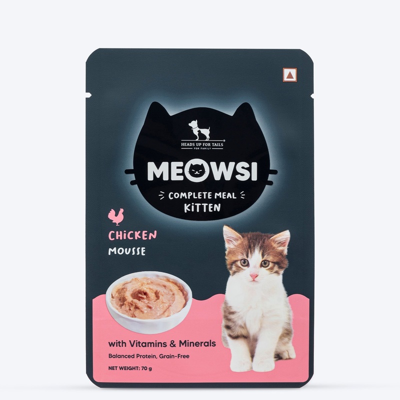 Meowsi by HUFT Chicken Mousse Kitten Wet Food – 70 gm