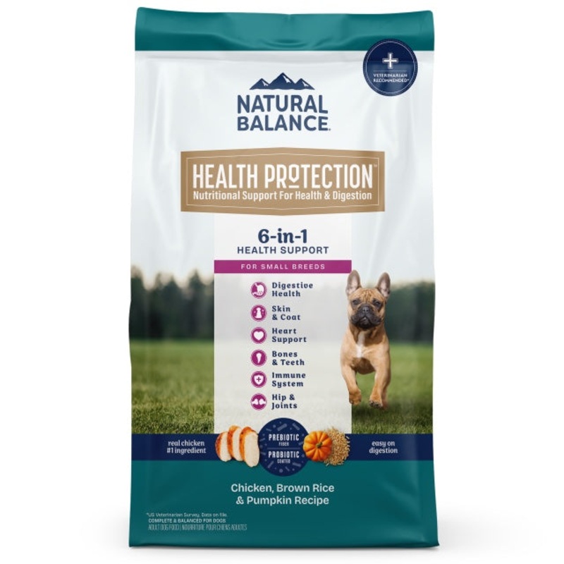 Natural Balance Health Protection Small Breed Chicken, Brown Rice & Pumpkin Dry Dog Food