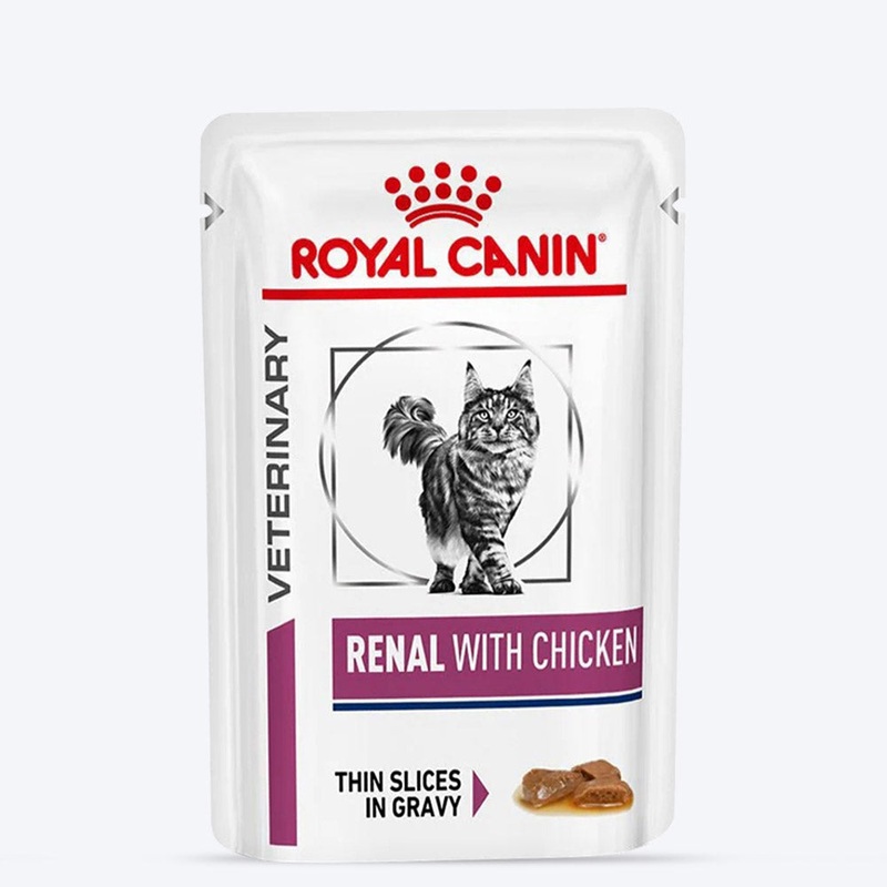 Royal Canin Renal Veterinary Diet Chicken Wet Cat Food – 85 gm