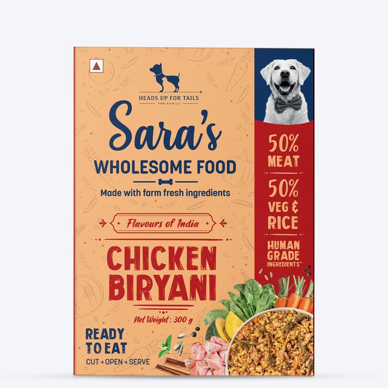 Sara’s Wholesome Food Chicken Biryani – Flavours of India – 300 g