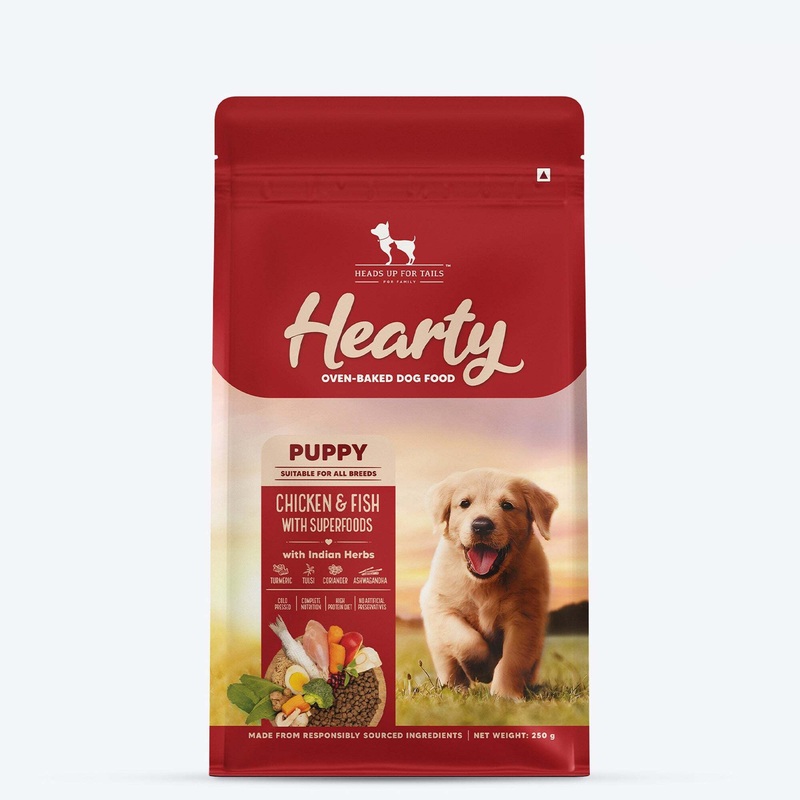 Hearty Chicken & Fish with Superfoods Oven-Baked Puppy Food – All Breeds