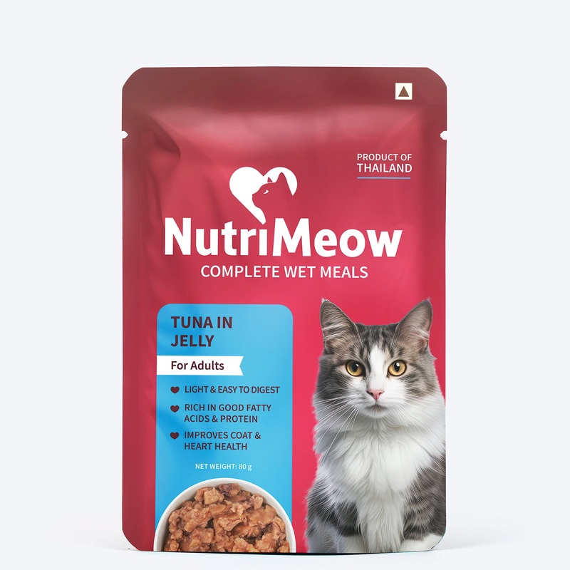 NutriMeow Tuna In Jelly Wet Food For Adult Cat – 80 gm