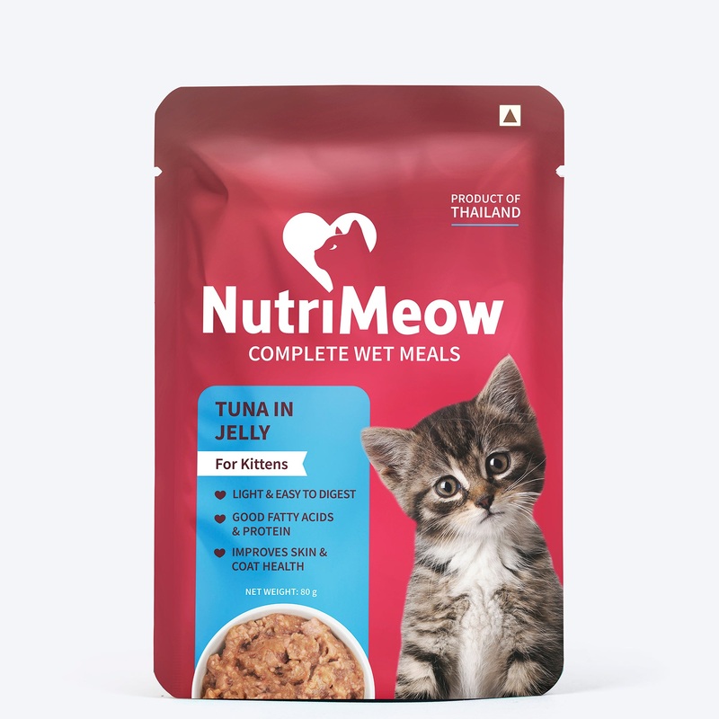 NutriMeow Tuna In Jelly Wet Food For Kitten – 80 gm