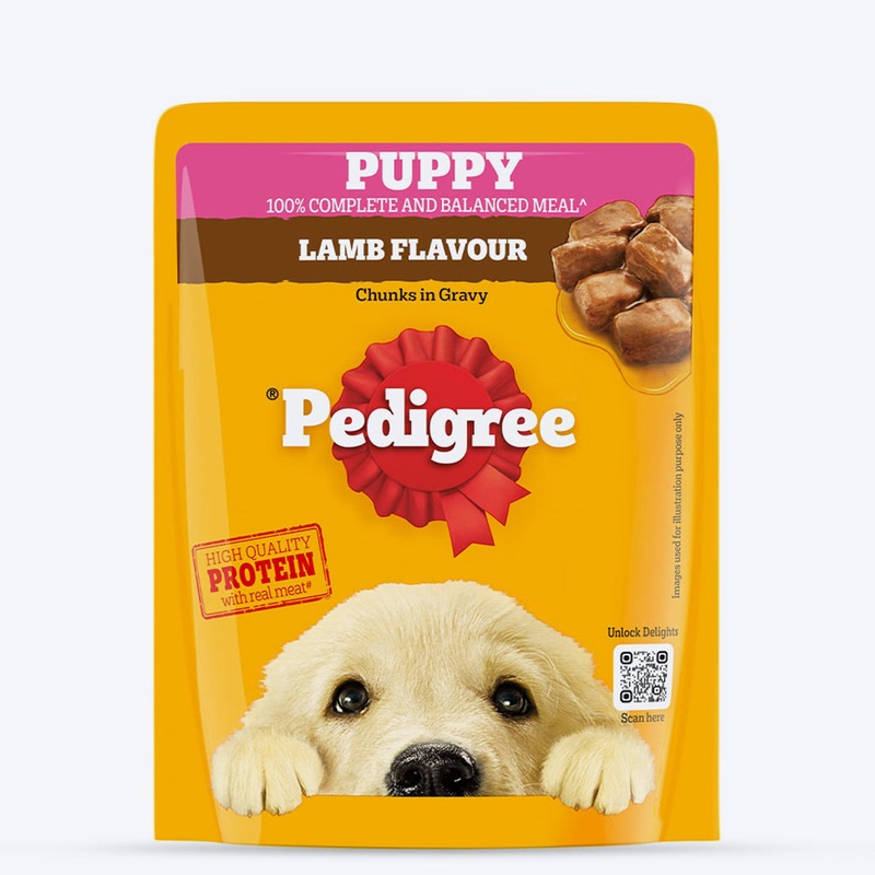 Pedigree Lamb Chunks In Gravy Puppy Wet Food – 70 g