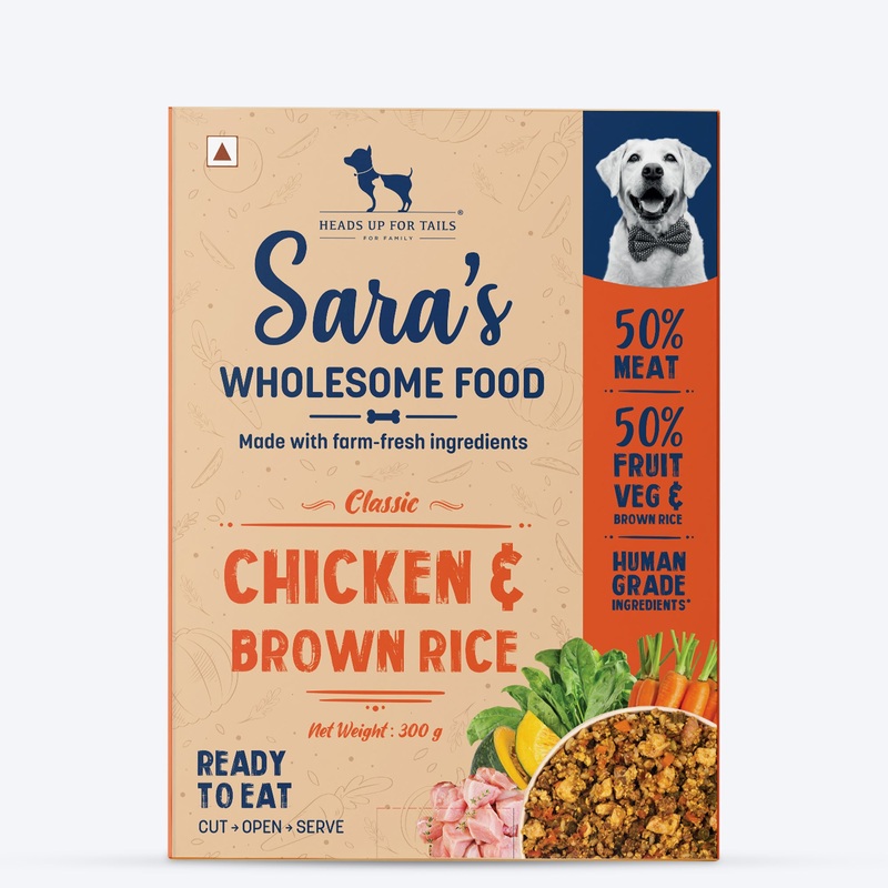Sara’s Wholesome Classic Chicken And Brown Rice Dog Food