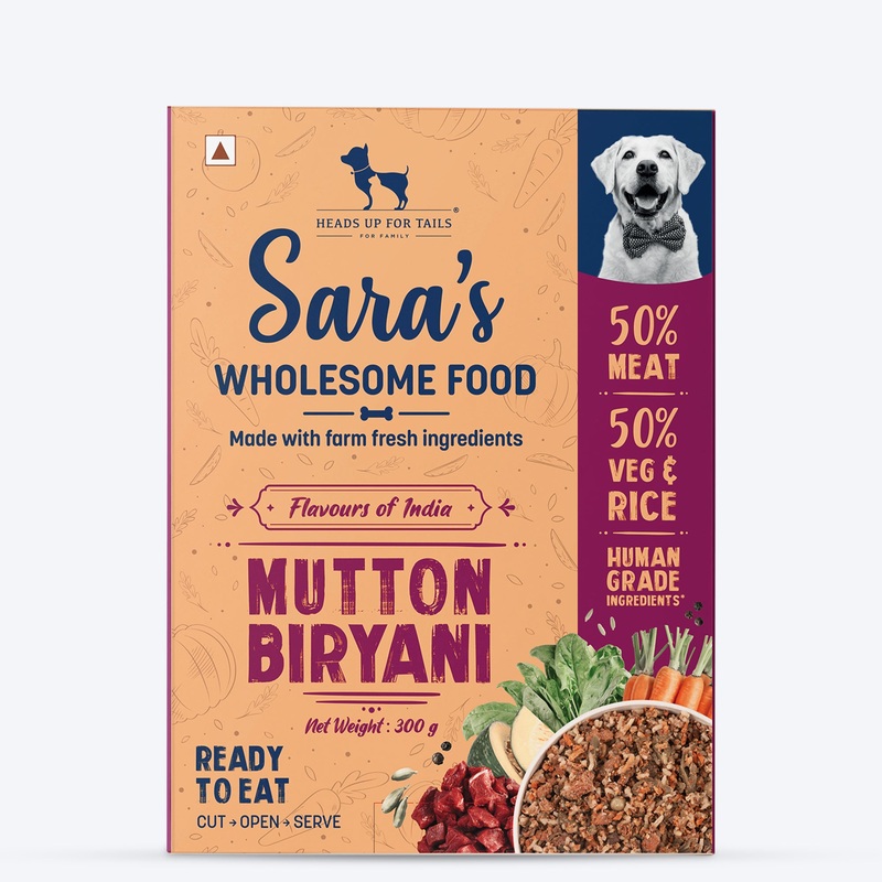 Sara’s Wholesome Food Mutton Biryani – Flavours of India – 300 g