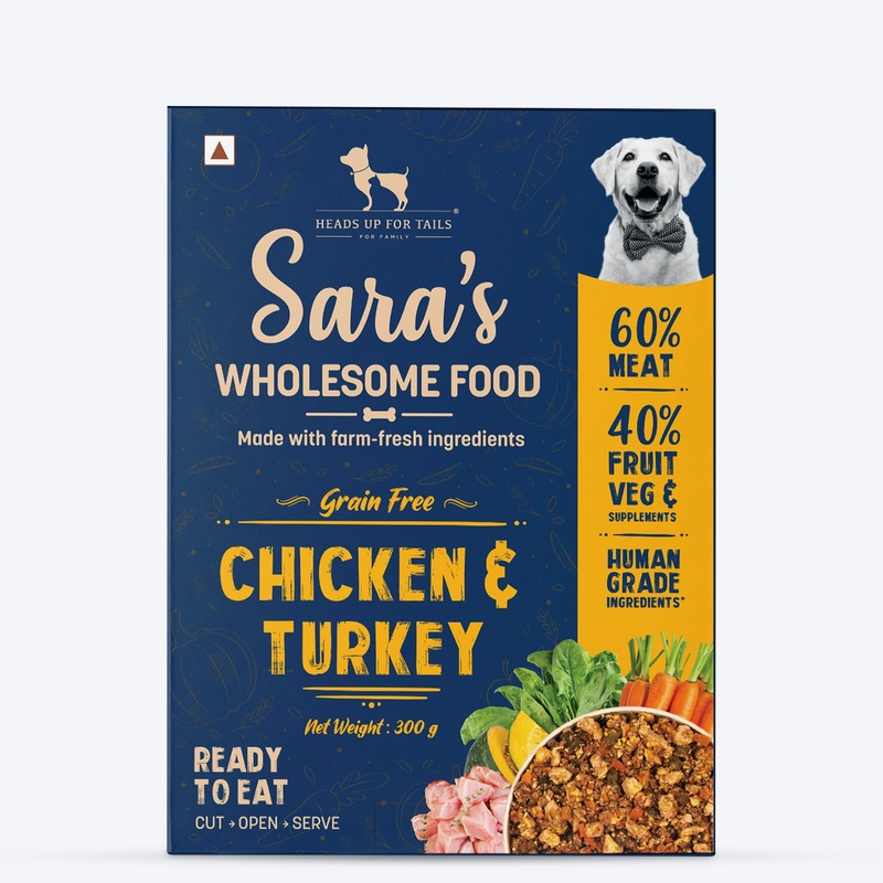 Sara’s Wholesome Grain-Free Chicken And Turkey Dog Food
