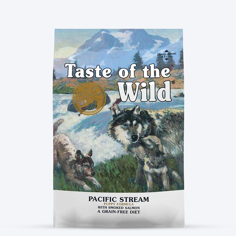 Taste of the Wild Pacific Stream Grain Free Dry Puppy Food – Smoked Salmon