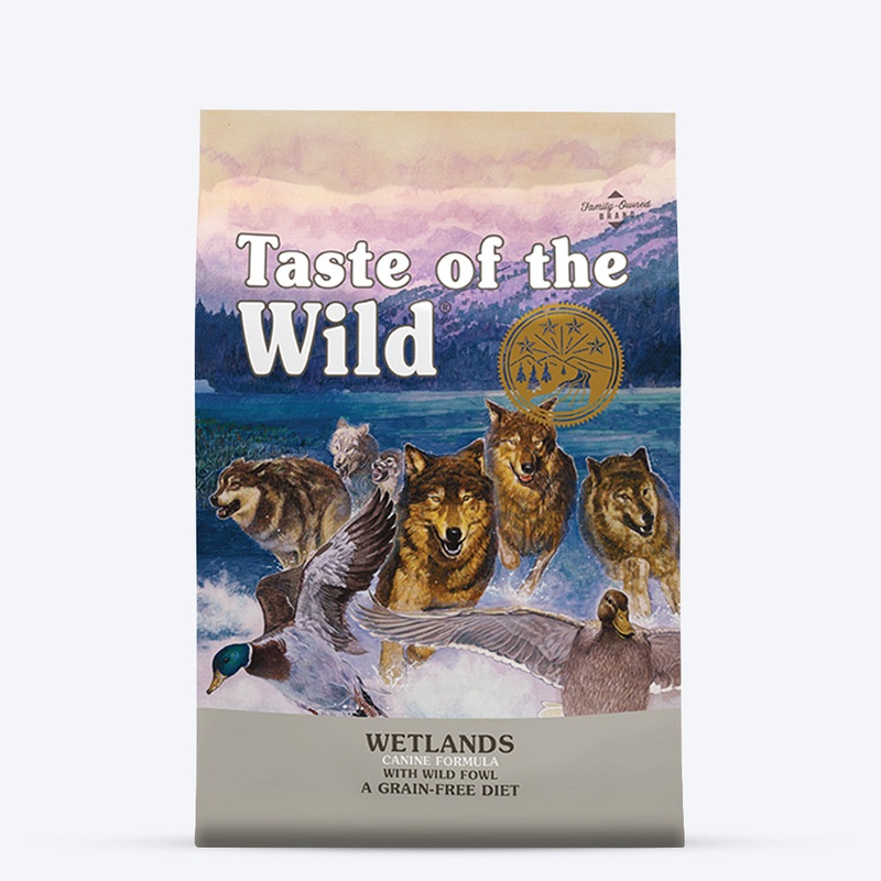 Taste of the Wild Wetlands Grain Free Adult Dry Dog Food – Roasted Fowl