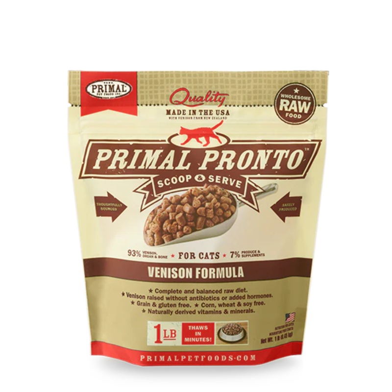[Call to Order] Primal Pronto Venison Frozen Raw Cat Food