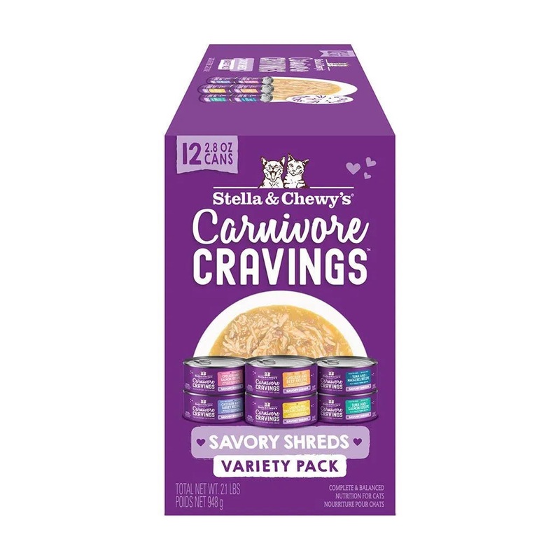 [CALL TO ORDER] Stella & Chewy’s Carnivore Cravings Variety Pack (Savory Shreds)