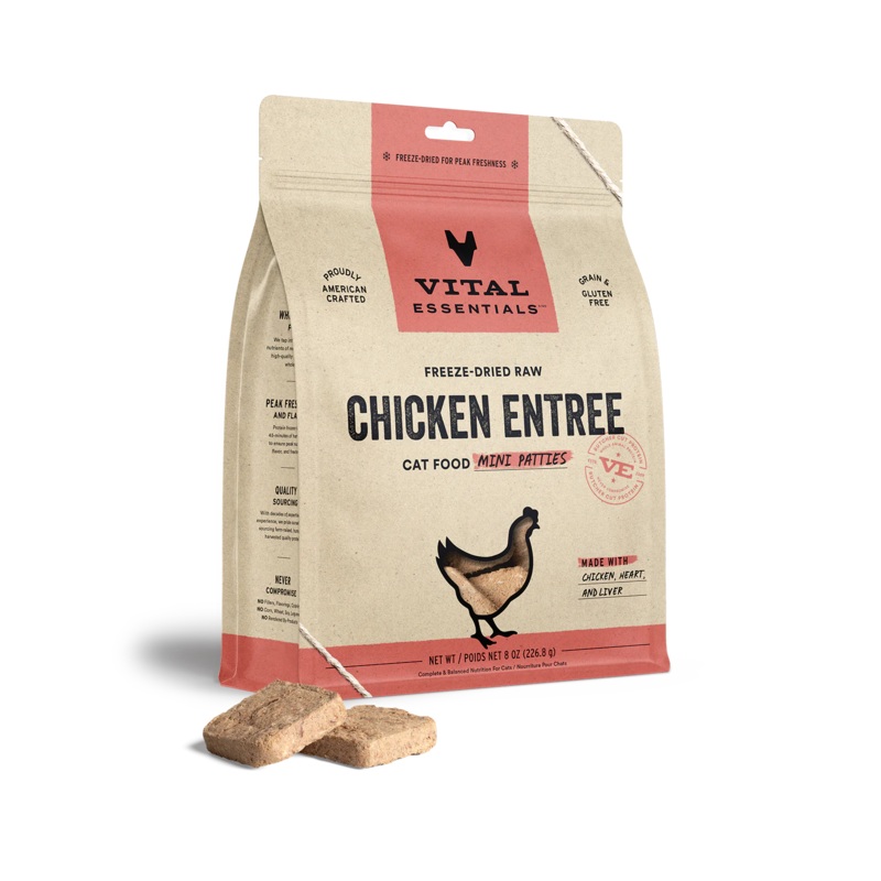[CALL TO ORDER] Vital Essentials Freeze-Dried Raw Mini Patties Cat Food