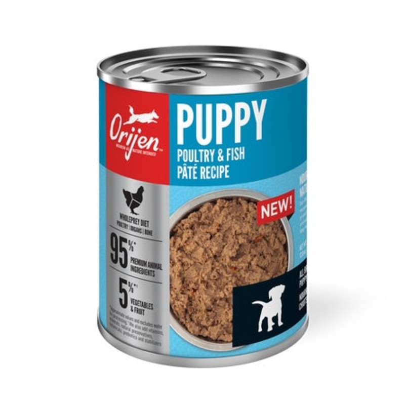 Orijen Canned Wet Dog Food|Puppy Poultry & Fish Pt|Shredded Chicken Stew Recipe with Eggs|Shredded Beef Stew Recipe with Eggs
