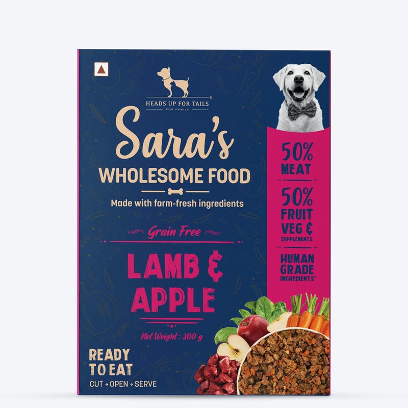 Sara’s Wholesome Grain-Free Lamb And Apple Dog Food