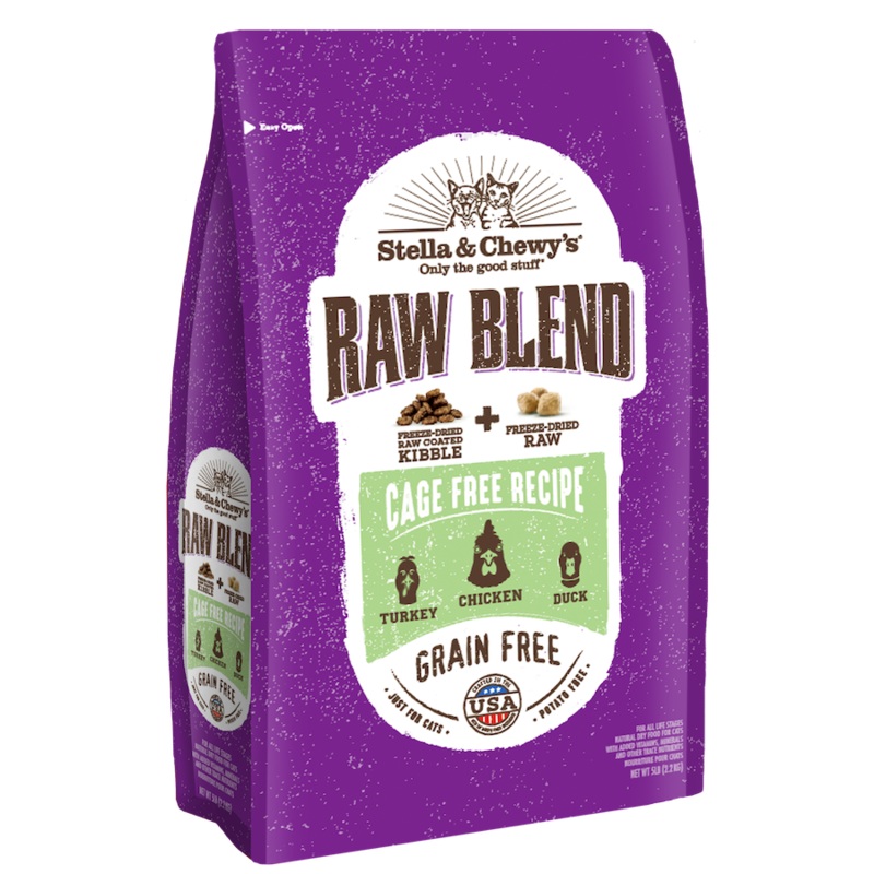 Stella & Chewy’s Raw Blend Cat Kibble (5lb)