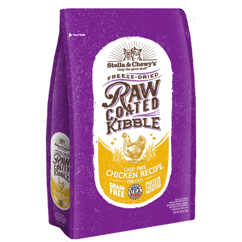 Stella & Chewy’s Raw Coated Cat Kibble (5lb)