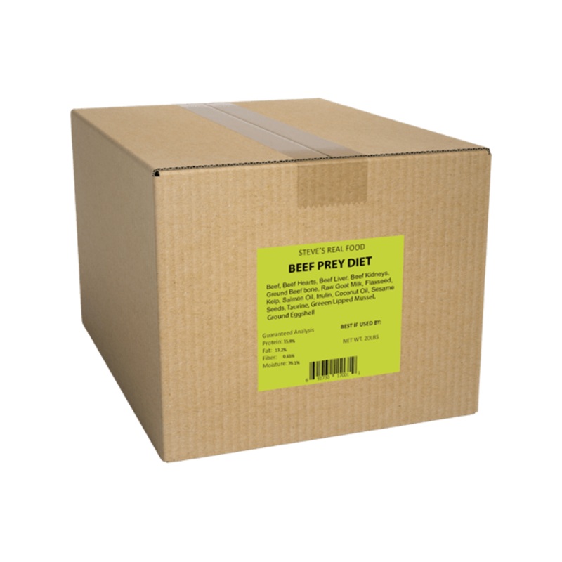 Steve’s Frozen Beef Patties 14 lb (Concierge)